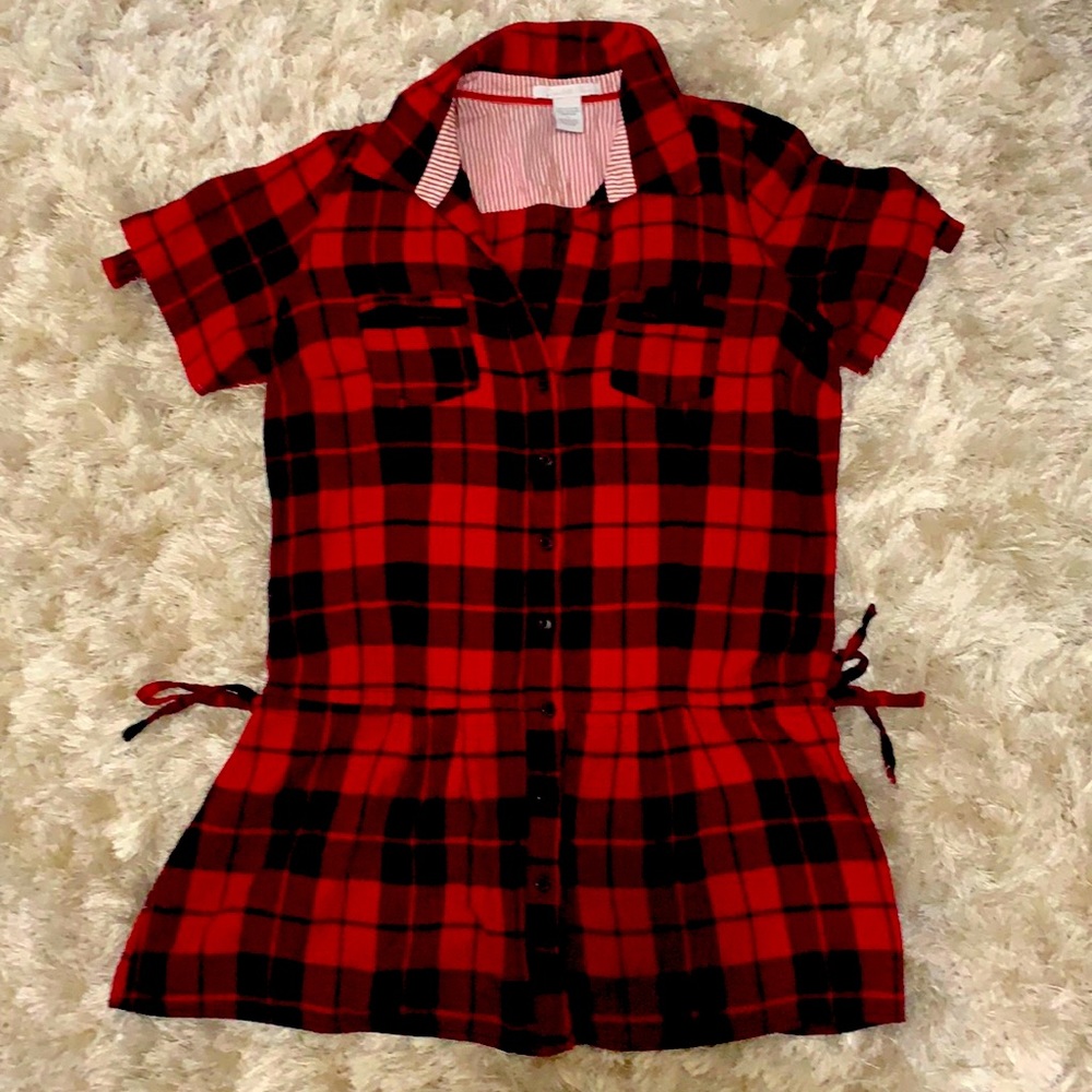 Charlotte Russe plaid dress/shirt